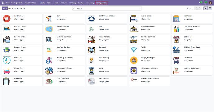 Manage Hotel & Amenities Manage Hotel & Amenities